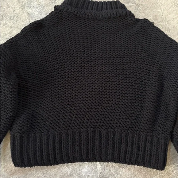 Free People Charcoal Knit Sweater - Picture 10 of 10